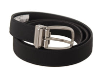 Load image into Gallery viewer, Dolce &amp; Gabbana Elegant Black Leather Designer Belt
