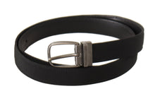 Load image into Gallery viewer, Dolce &amp; Gabbana Elegant Black Leather Gents Belt
