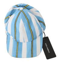 Load image into Gallery viewer, Dolce &amp; Gabbana Multicolor Stripes Baseball Cotton Cap
