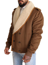 Load image into Gallery viewer, Dolce &amp; Gabbana Elegant Double Breasted Shearling Jacket
