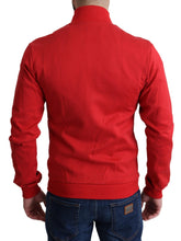 Load image into Gallery viewer, Dolce &amp; Gabbana Chic Red Turtle Neck Zip Cardigan Sweater
