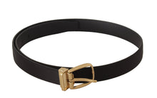 Load image into Gallery viewer, Dolce &amp; Gabbana Elegant Silk Leather Buckle Belt
