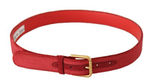 Load image into Gallery viewer, Dolce &amp; Gabbana Elegant Red Suede Designer Belt
