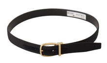 Load image into Gallery viewer, Dolce &amp; Gabbana Elegant Black Leather Belt
