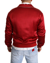 Load image into Gallery viewer, Dolce &amp; Gabbana Sumptuous Silk Red Bomber Jacket
