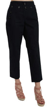 Load image into Gallery viewer, Dolce &amp; Gabbana Chic Black Cotton Trousers
