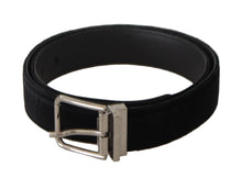 Load image into Gallery viewer, Dolce &amp; Gabbana Sophisticated Velvet Leather Belt
