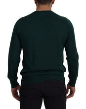 Load image into Gallery viewer, Dolce &amp; Gabbana Elegant Green Crewneck Cashmere Sweater
