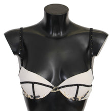 Load image into Gallery viewer, Just Cavalli Elegant White Push-Up Bra With Logo Details
