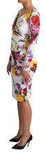 Load image into Gallery viewer, Dolce &amp; Gabbana Elegant Floral Sheath Silk Dress
