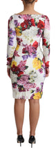 Load image into Gallery viewer, Dolce &amp; Gabbana Elegant Floral Sheath Silk Dress
