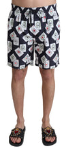 Load image into Gallery viewer, Dolce &amp; Gabbana Multicolor Card Deck Printed Swim Trunks
