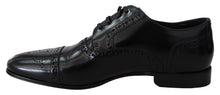 Load image into Gallery viewer, Dolce &amp; Gabbana Elegant Black Leather Formal Derby Shoes
