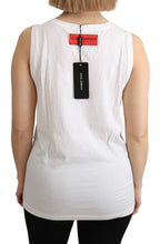 Load image into Gallery viewer, Dolce &amp; Gabbana Crystal Embellished Sleeveless Cotton Top
