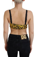 Load image into Gallery viewer, Dolce &amp; Gabbana Chic Leopard Print Sleeveless Corset Top
