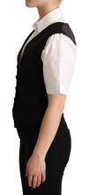 Load image into Gallery viewer, Dolce &amp; Gabbana Elegant Silk Blend Black Waistcoat
