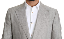 Load image into Gallery viewer, Dolce &amp; Gabbana Elegant Slim Fit Gray Linen-Silk Suit
