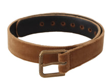 Load image into Gallery viewer, Dolce &amp; Gabbana Elegant Engraved Buckle Leather Belt
