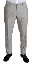 Load image into Gallery viewer, Dolce &amp; Gabbana Elegant Slim Fit Gray Linen-Silk Suit
