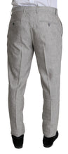 Load image into Gallery viewer, Dolce &amp; Gabbana Elegant Slim Fit Gray Linen-Silk Suit
