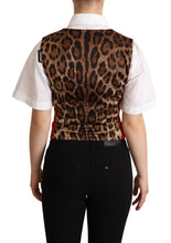 Load image into Gallery viewer, Dolce &amp; Gabbana Elegant Red Leopard Print Sleeveless Vest
