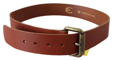 Load image into Gallery viewer, Just Cavalli Chic Brown Leather Logo Waist Belt
