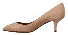 Load image into Gallery viewer, Dolce &amp; Gabbana Elegant Beige Leather Pumps
