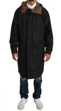 Load image into Gallery viewer, Dolce &amp; Gabbana Elegant Reversible Hooded Raincoat
