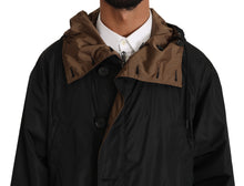 Load image into Gallery viewer, Dolce &amp; Gabbana Elegant Reversible Hooded Raincoat
