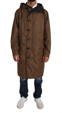 Load image into Gallery viewer, Dolce &amp; Gabbana Elegant Reversible Hooded Raincoat
