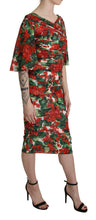 Load image into Gallery viewer, Dolce &amp; Gabbana Enchanting Floral Midi Sheath Dress
