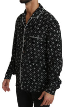 Load image into Gallery viewer, Dolce &amp; Gabbana Elegant Silk Pajama Shirt with Skull Print
