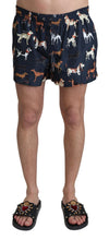 Load image into Gallery viewer, Dolce &amp; Gabbana Elegant Navy Blue Swimming Trunks
