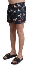 Load image into Gallery viewer, Dolce &amp; Gabbana Elegant Navy Blue Swimming Trunks
