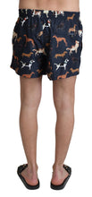 Load image into Gallery viewer, Dolce &amp; Gabbana Elegant Navy Blue Swimming Trunks
