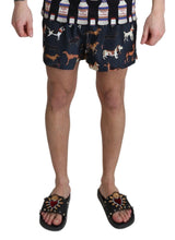 Load image into Gallery viewer, Dolce &amp; Gabbana Elegant Navy Blue Swimming Trunks
