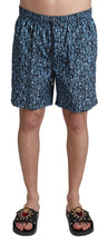 Load image into Gallery viewer, Dolce &amp; Gabbana Chic Blue Drawstring Swim Trunks
