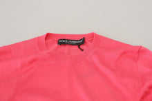 Load image into Gallery viewer, Dolce &amp; Gabbana Elegant Pink Cropped Crewneck Sweater
