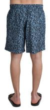 Load image into Gallery viewer, Dolce &amp; Gabbana Chic Blue Drawstring Swim Trunks
