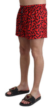 Load image into Gallery viewer, Dolce &amp; Gabbana Radiant Red Drawstring Swim Trunks
