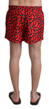 Load image into Gallery viewer, Dolce &amp; Gabbana Radiant Red Drawstring Swim Trunks
