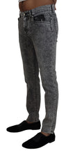 Load image into Gallery viewer, Dolce &amp; Gabbana Elegant Gray Washed Denim Pants
