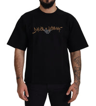 Load image into Gallery viewer, Dolce &amp; Gabbana Black Logo Cotton Crewneck T-shirt

