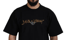 Load image into Gallery viewer, Dolce &amp; Gabbana Black Logo Cotton Crewneck T-shirt
