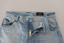 Load image into Gallery viewer, Dolce &amp; Gabbana Light Blue Cotton Tattered Casual Denim Jeans
