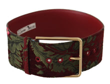 Load image into Gallery viewer, Dolce &amp; Gabbana Engraved Logo Multicolor Leather Belt
