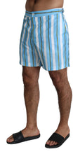 Load image into Gallery viewer, Dolce &amp; Gabbana Striped Elegance Swim Shorts
