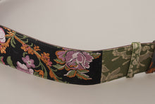 Load image into Gallery viewer, Dolce &amp; Gabbana Elegant Multicolor Canvas-Leather Belt
