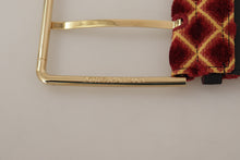 Load image into Gallery viewer, Dolce &amp; Gabbana Engraved Logo Multicolor Leather Belt
