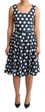 Load image into Gallery viewer, Dolce &amp; Gabbana Polka Dotted A-Line Sleeveless Dress
